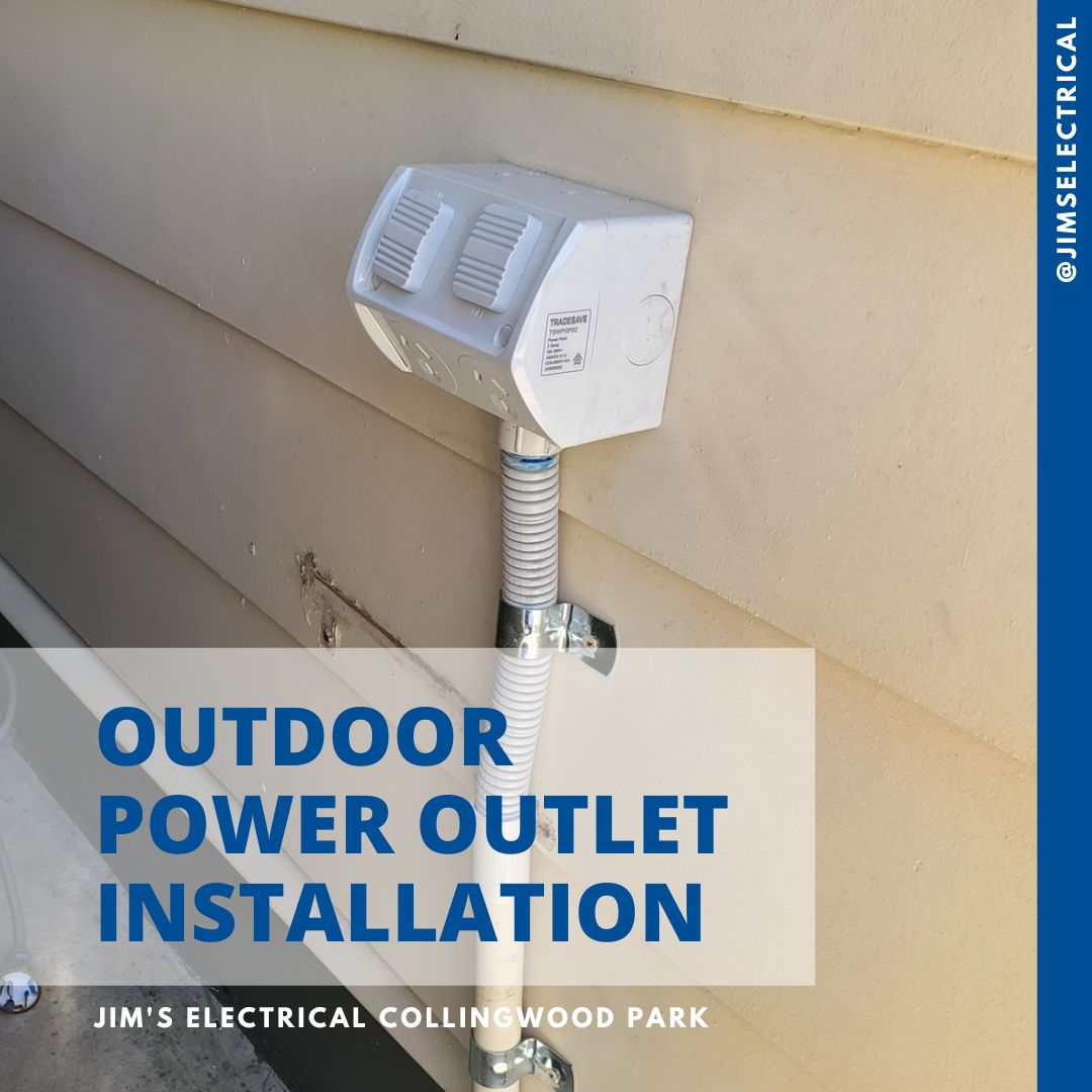 Outdoor Power Outlet Installation